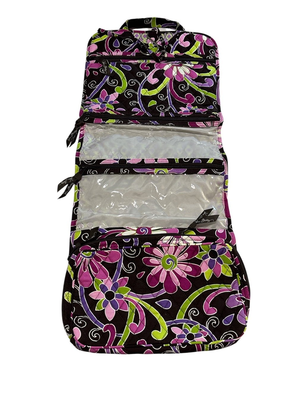Vera Bradley Purple Punch Hanging Cosmetic Organizer never used!